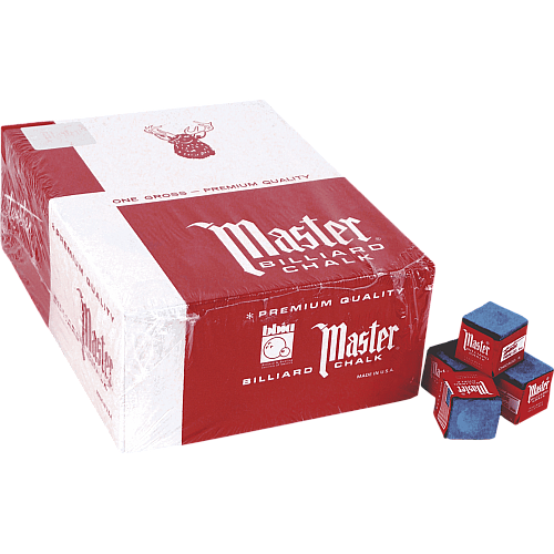 Master Chalk 144-Pack | Pool Cue Chalk Gross | CHM144
