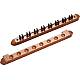 8 Cue Wall Rack with Clips | 2 Piece Clip Rack | WR-2P8