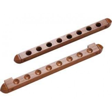8 Cue Wall Rack/2 pc Holes